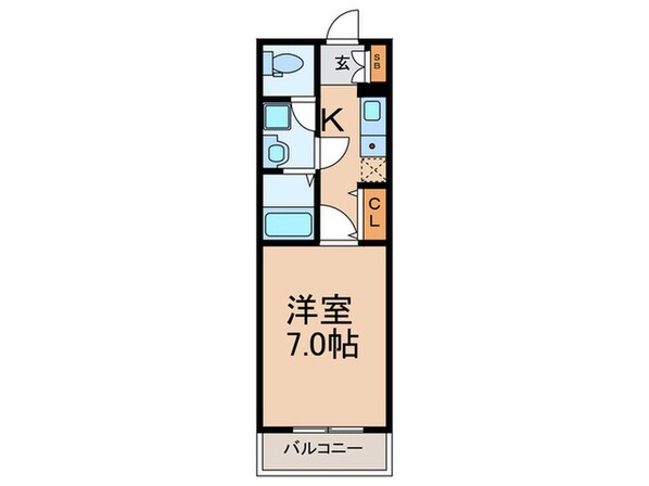 グランカーサ緑地公園の物件間取画像